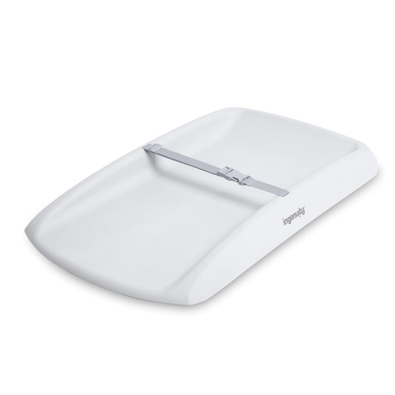 ingenuity Comfy Clean Changing Pad, Waterproof EVA Foam, Easy-Wipe Cushion with Safety Strap & Non-Slip Bottom, Fits Standard 31 in x 17 in Tables, Newborn & Up - Image 1
